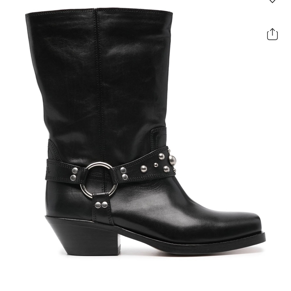 Isabel Marant Black Moto Boots